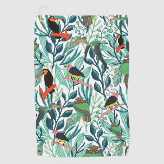 Serviette De Golf Cute Birds