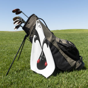 Serviette De Golf Cute Bunny Boxer Lapin