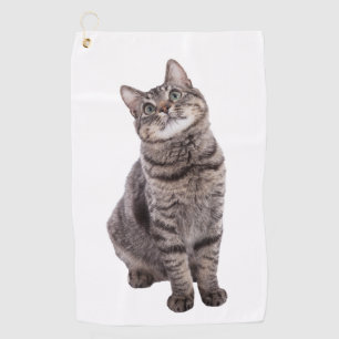 Serviette De Golf Cute tabby Cat