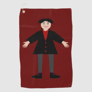 Serviette De Golf Cute Vampire Halloween