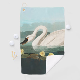 Serviette De Golf cygne audubon cygnes d'eau blanche