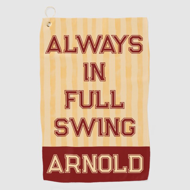 Serviette De Golf Dads Golf serviette amusant humour moderne (Devant)