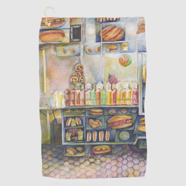 Serviette De Golf Dangereusement Proche De L'Amusement (Devant)