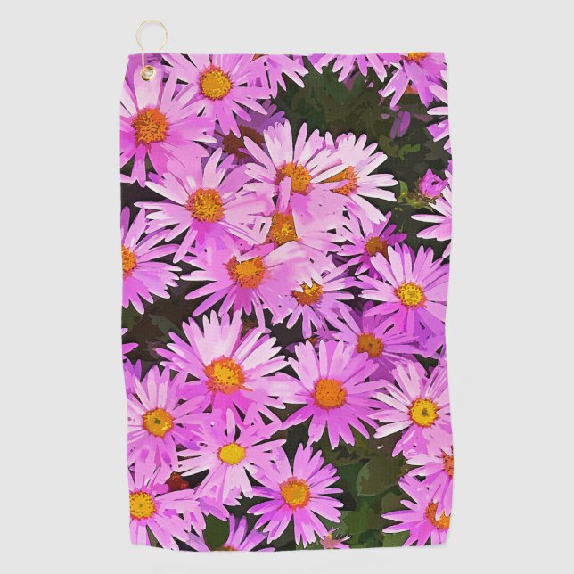 SERVIETTE DE GOLF DATES ROSES (Devant)