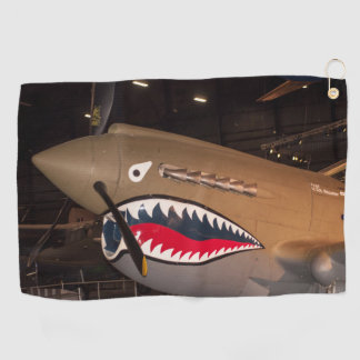 Serviette de golf d'avion de combat de P-40