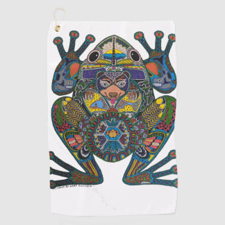 Serviette de golf de Grenouille