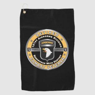 Serviette de golf de la 101e division aéroportée