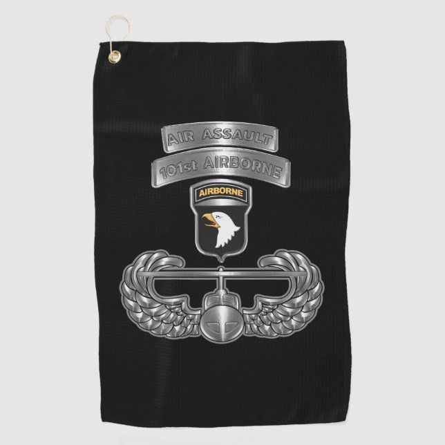 Serviette de golf de la 101e division aéroportée (Devant)