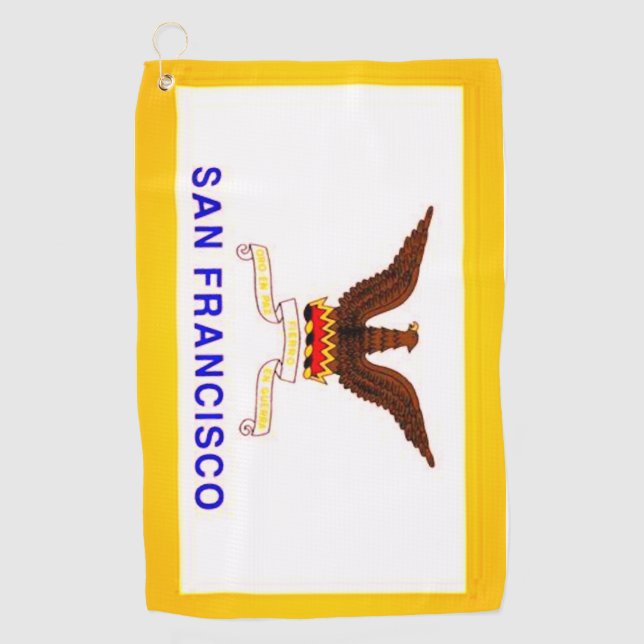 Serviette de golf de la ville de San Francisco  (Devant)