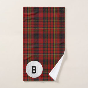 Serviette de golf de plaid de tartan de Brodie