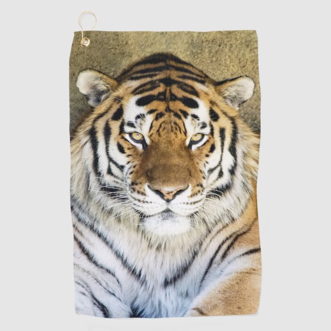Serviette de golf de tigre (Devant)