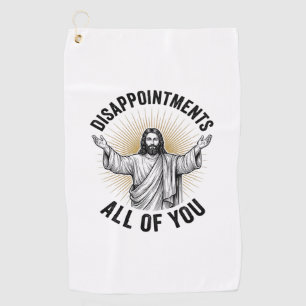 Serviette De Golf Déceptions Vous Tous Chemise Religieuse Vintage