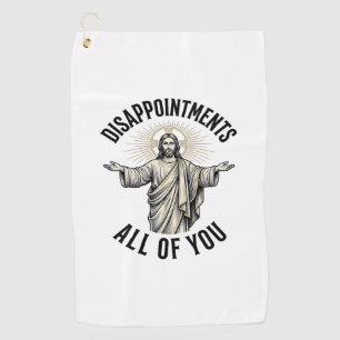 Serviette De Golf Déceptions Vous Tous Chemise Religieuse Vintage