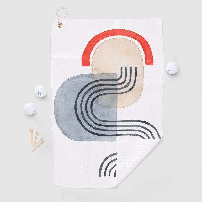 Serviette De Golf Déco Lever IV (En situation)