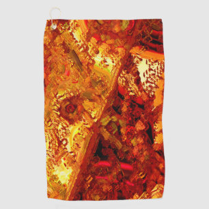 Serviette De Golf Décoloré au masque de carnaval de corail