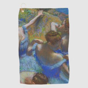 Serviette De Golf Degas Danseuses Bleues Pastel Chef-d'œuvre d'Art