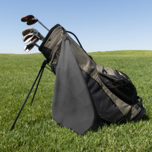 Serviette De Golf Dégradé gris foncé à motif de maillage géométrique