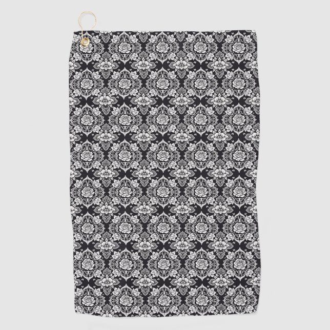 Serviette De Golf Dentelle néocturne (Devant)