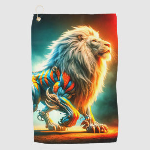 Serviette De Golf Design Lion