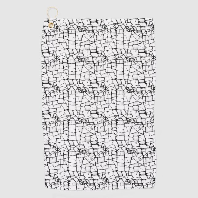 Serviette De Golf Design sec Quinze (Devant)