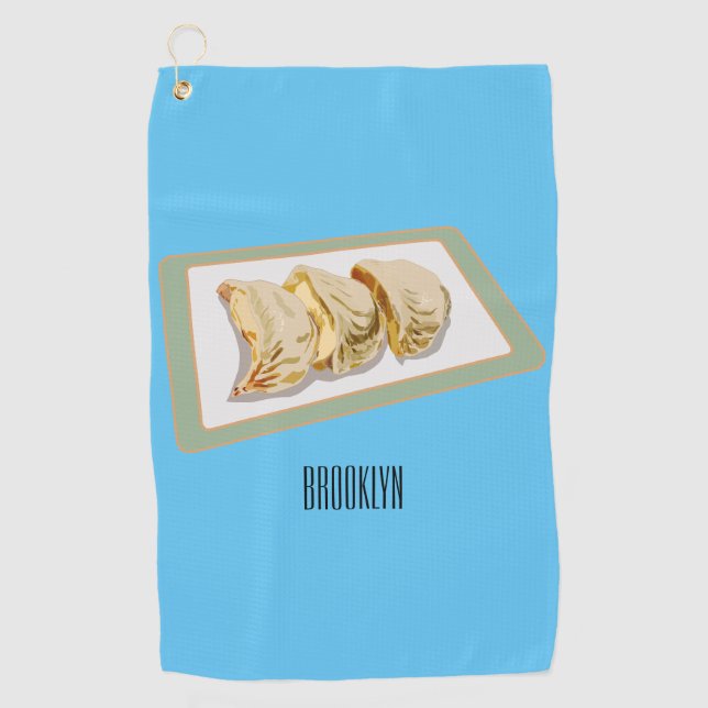 Serviette De Golf Dessin de Jiaozi / Chinese dumplings (Devant)