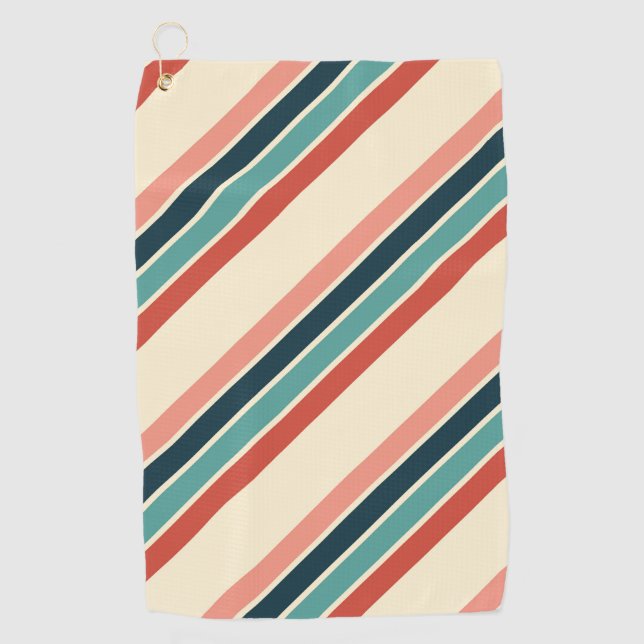 Serviette De Golf Diagonale multicolore (Devant)