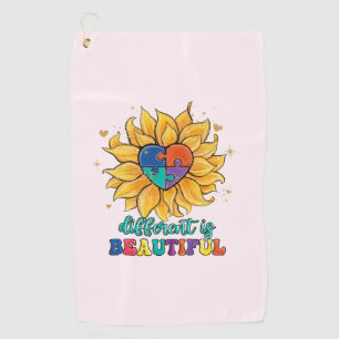 Serviette De Golf Différent est bel autisme