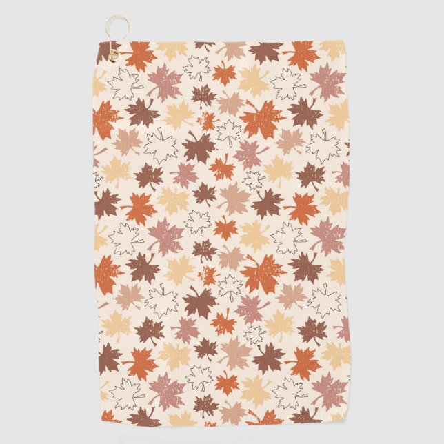 Serviette De Golf Diminution de la conception d'action de grâce de l (Devant)