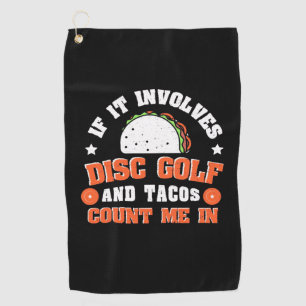 Serviette De Golf Disk Golf Et Tacos Me Comptent