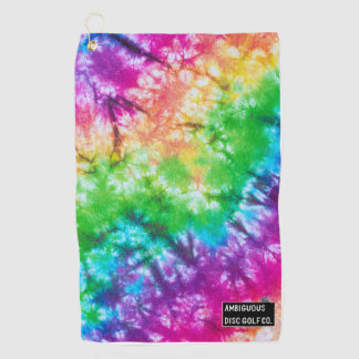 Serviette De Golf Disque Ambigu Golf Cravate-Dye Disque Serviette