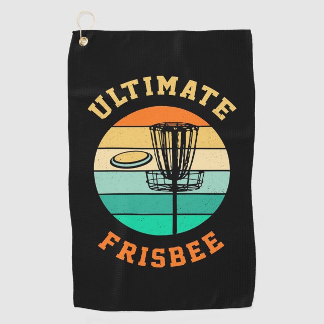 Serviette De Golf Disque Golf Ultimate Frisbee (Devant)