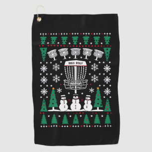 Serviette De Golf Disque Golf Vilain Sweat de Noël cadeaux de pyjama