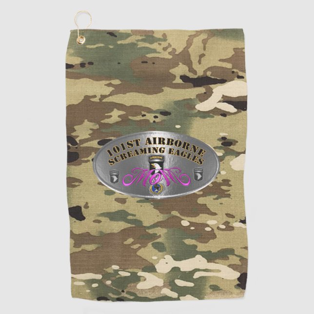 Serviette De Golf Division aéroportée 101ère MAMAN (Devant)