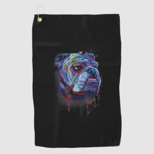 Serviette De Golf Dog lovers   English Bulldog Venin English Bulldog