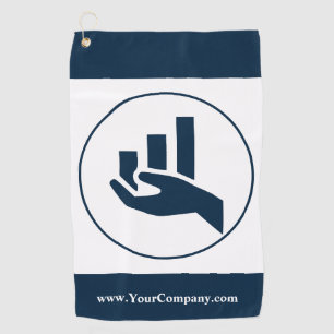 Serviette De Golf Don promotionnel du planificateur financier