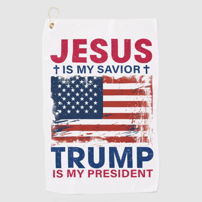 Serviette De Golf Donald Trump (Devant)