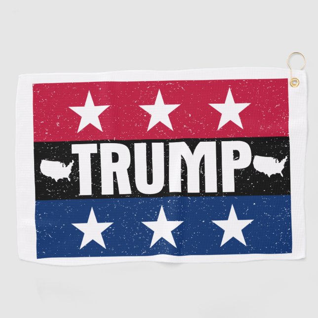 Serviette De Golf Donald Trump (Horizontal)