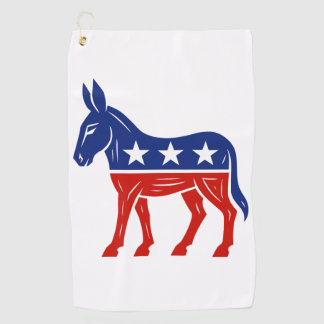Serviette De Golf Donkey démocrate