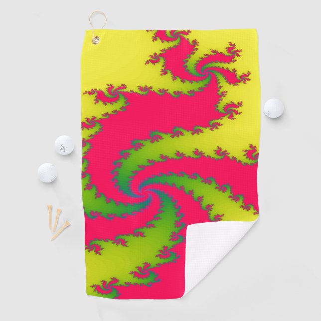 Serviette De Golf Dragon du Nouvel An chinois (En situation)