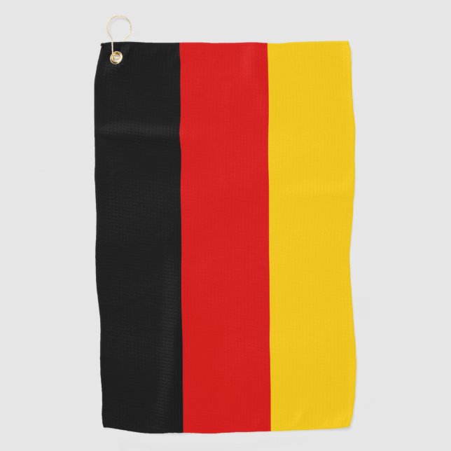 Serviette De Golf Drapeau allemand (Devant)