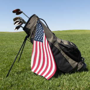 Serviette De Golf Drapeau américain 50 étoiles : Old Glory Stars and