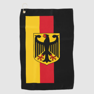 Serviette De Golf Drapeau/armoiries de l'Allemagne