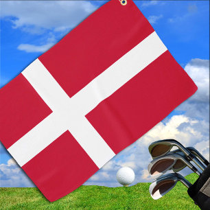 Serviette De Golf Drapeau danois & Danemark golf /sports Golf Copenh