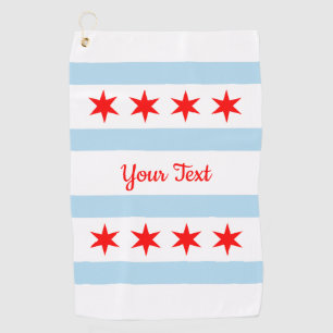 Serviette De Golf Drapeau de Chicago, Illinois