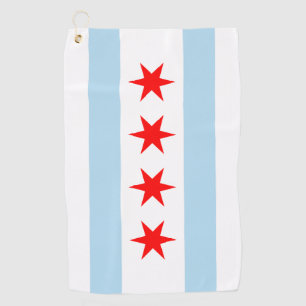 Serviette De Golf Drapeau de Chicago, Illinois