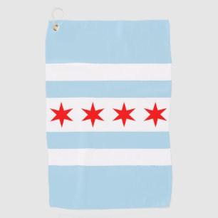 Serviette De Golf Drapeau de Chicago, Illinois