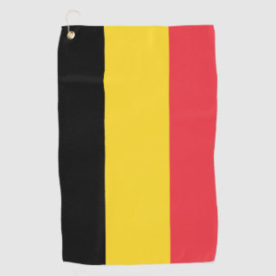 Serviette De Golf Drapeau de la Belgique