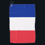 Serviette De Golf Drapeau de la France<br><div class="desc">Serviette française de golf de drapeau pour la célébration de jour de bastille</div>