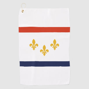 Serviette De Golf Drapeau de la Nouvelle-Orléans, Louisiane
