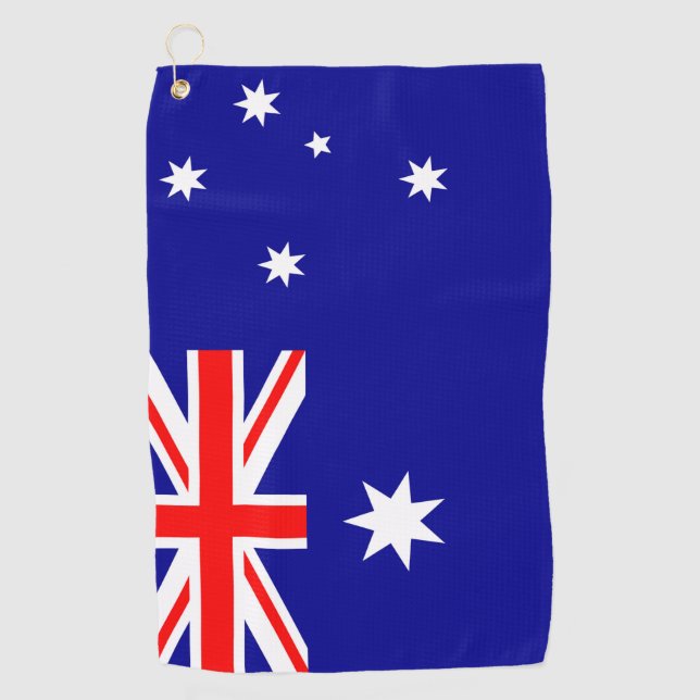 Serviette De Golf Drapeau de l'Australie (Devant)
